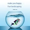 Fish Tank Decoration Luminous Green Mini Floating Diver Aquarium Ornaments Cute Small Floating Ball Aquarium Accessories Acuario