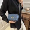 Trendige Damen-Kleinquadrat-Kettentasche für Frühling und Sommer Stilvolle Lässige Schulter-Crossbody-Handtasche