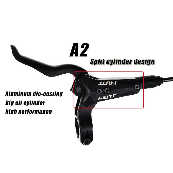 NUTT 800/1400mm Bicicletă MTB frână Hidraulică Disc frână bicicletă clemă ghidon 22.2MM Ghidon Rotor 160mm Set frână față și spate