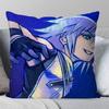 Kingdom Hearts Anime Aqua Pillow Case Fashion Square Pillowcase Bedroom Sofa Room Ins Decoration Leisure