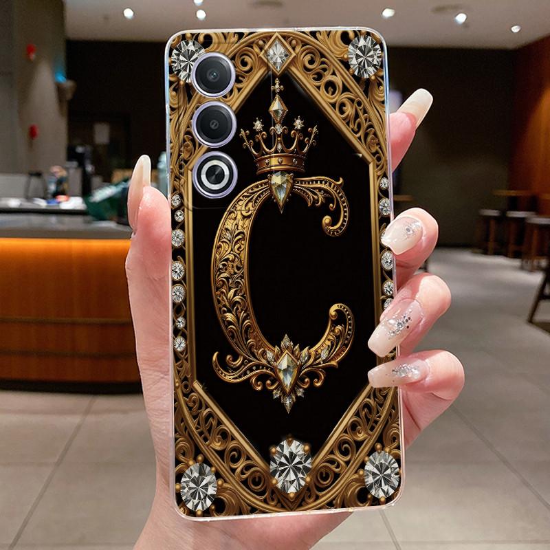 

Fashion Phone Case For OPPO A3 Pro 5G A80 5G Funda Transparent Silicone Clear TPU Soft Casing Stylish Letter Printed Back Cover OPPO A80