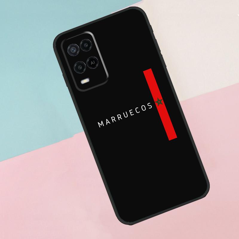 

Morocco Map Flag For Oppo A17 A77 A60 A74 A94 A54 A18 A38 A58 A78 A98 A40 A80 A16 A76 A96 A15 A57S Phone Case OPPO A60 4G