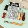 Leather Sewing Tools Kit Wear Resistant DIY Leather Craft Hand Stitching Set for Shoe Bag Repair Work