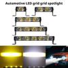 9-36V LED Light Bar 1/2/3/4/5 Lens Car LED External DRL Driving Light Front Grille Spotlight Super Bright Auxiliary Headlight
