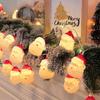 3M Vánoční dekorační světla Sněhulák Vločka Santa Claus Světelný řetěz Vánoční stromek Dekorační potřeby Lampion Přívěsek
