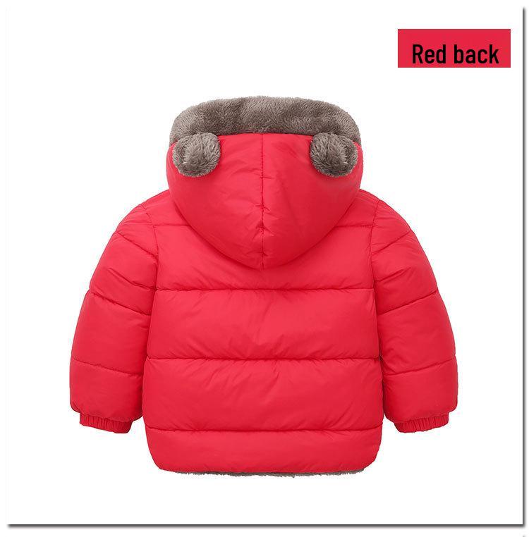 New Lambswool Cotton-Padded Jacket for Boys and Girls - Warm and Thickened Outerwear for Children