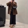 Fur integrated imitation mink fur coat women's medium and long Korean version loose mink fur coat 2024 winter