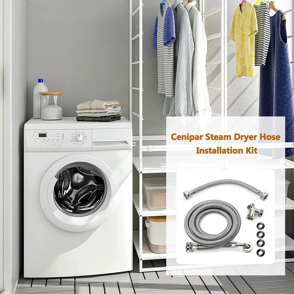 Cenipar 6FT Steam Dryer Hose Installation Kit