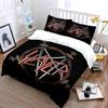 Slayer Logo with Swords Design Bedding Duvet Cover Set Duvet Cover Pillowcases  (1*Duvet Cover 2*Pillowcases, Without Duvet Insert)