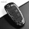 Abs Carbon Fiber Style Car Key Case Cover For Hyundai Santa Fe Tucson  Nexo Nx4 Atos Prime Solaris Protected Fob Accessories