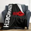Kenworth Truck Flannel Blanket Throw Blanket Soft Warm Sofa Bed Camping Home Decor Unique Christmas Gift C926281