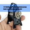 H3CD Miniature Vintage Dough Sheeter Machine For Dolls House Kitchen Setup Accessory
