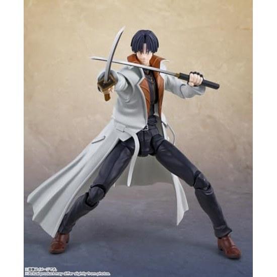 TAMASHII NATIONS S.H. Figuarts Rurouni Kenshin -Meiji Swordsman Romantic Story- Shinomori Aoshi Approximately 165mm PVC ABS Painted Movable Figure