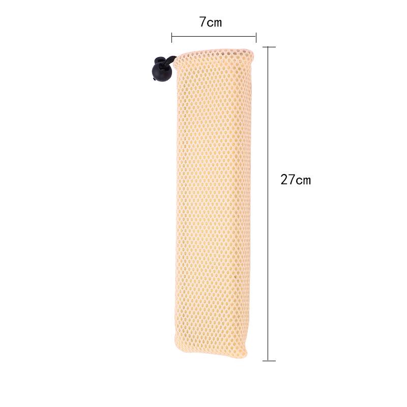 Portable Travel Cutlery Bag - Drawstring Cloth Sleeve for Chopsticks, Knife, Fork & Spoon