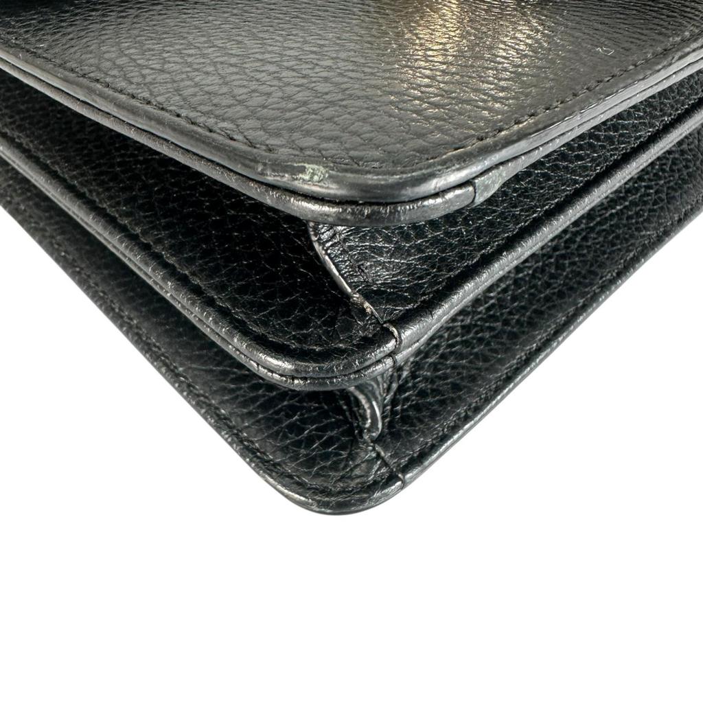 GUCCI Interlocking G Shoulder Bag black Women used