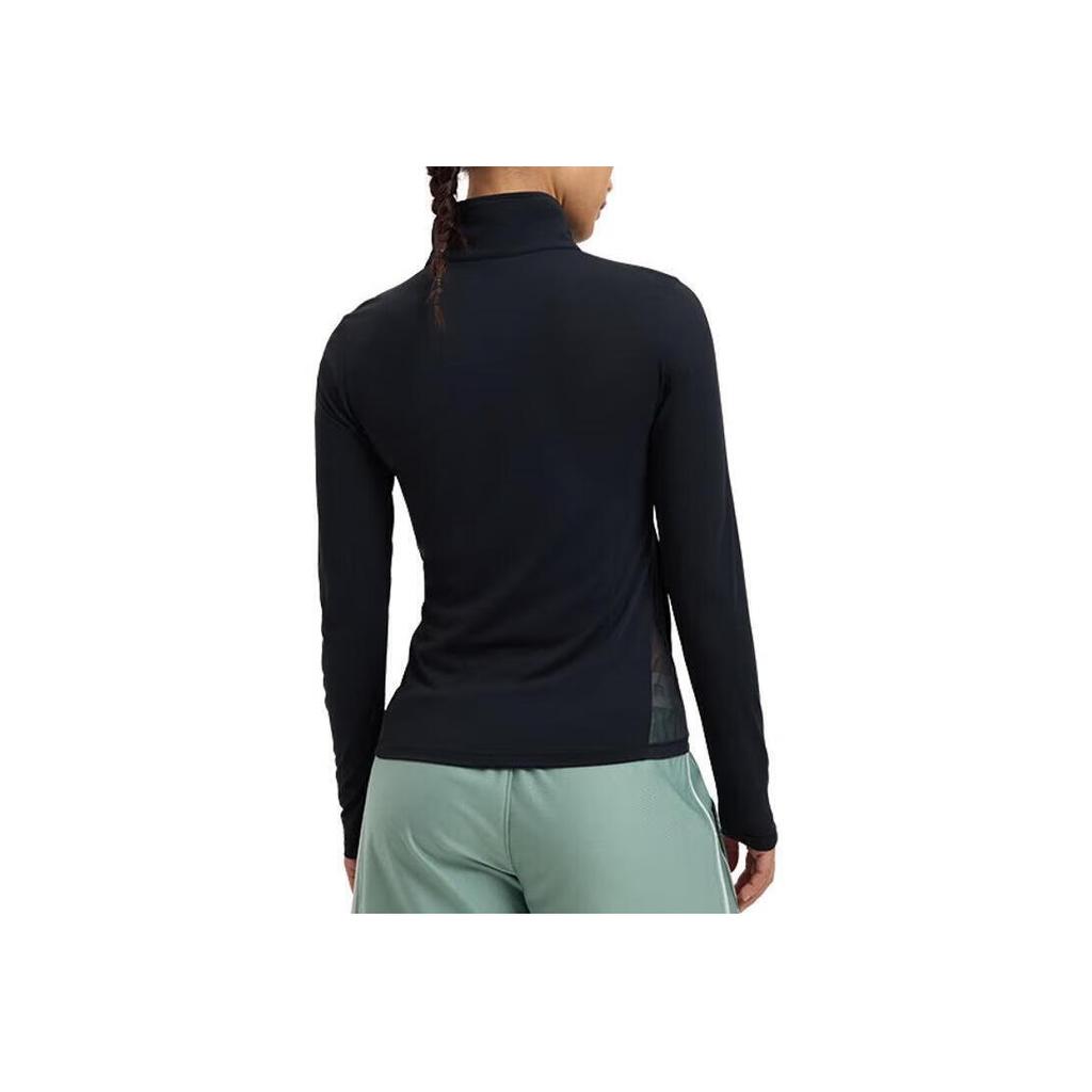 Under Armour Cool Mesh Comfortable Versatile Simple Fashion Solid Color Jacket Women Jacket Black 6007554-001