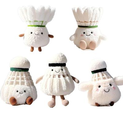Creative Plush Doll Soft Bag Decor Pendant New Badminton Keychain  Friends Gifts
