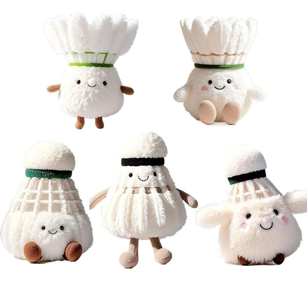 Soft Plush Doll Creative Bag Decor Pendant New Badminton Keychain  Friends Gifts