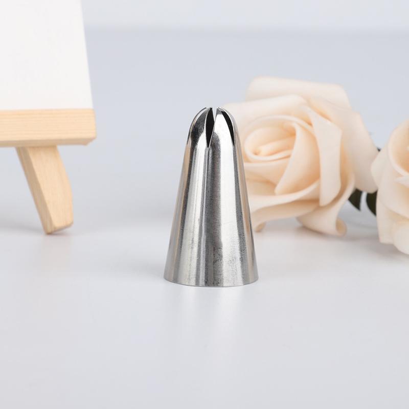 Pastry Stainless Steel Piping Nozzle Cupcakea Fondant Cake Cream Decorating Props 2 Size Available Home Kitchen Baking Tools ZYF