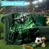 Custom Name Blanket New York Football Helmet Blanket Bedding Blanket for Travel, Camping, Living Rooms, Offices, Sofas, Fan Christmas gift