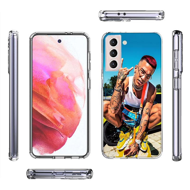 Rapper Sfera Ebbasta Phone Case For Samsung Galaxy S25 Edge S24 S23 FE S21 S20 S10 Plus S22 S26 Ultra Cover Clear Cases TPU Capa