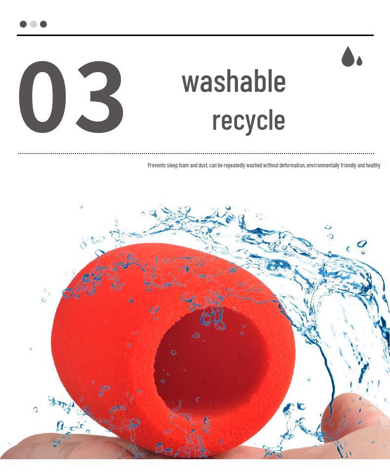 Durable 75mm Washable Microphone Pop Filter Sponge Cover