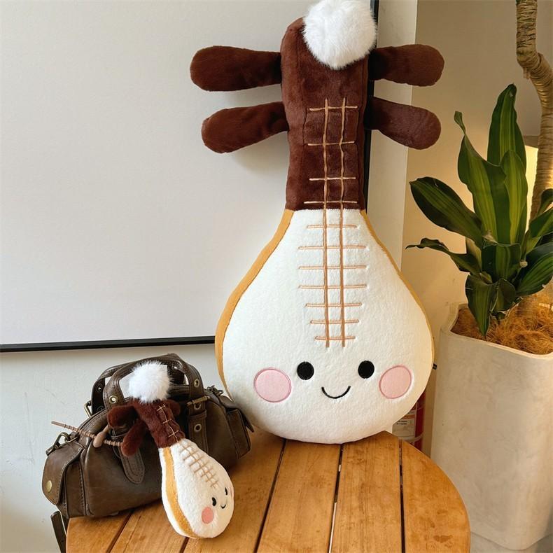 Animal Plush Pipa Instrument Toy With Soft Pp Cotton For Kids And Collectors