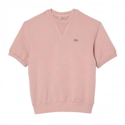 Lacoste Womens/Ladies Fleece Natural Dyed T-Shirt