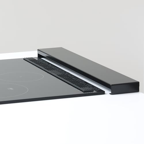 Pearl Metal Exhaust Vent Cover, Flat Type, for 60cm Wide Air Conditioners, Black, Slim, Product Dimensions: Approx. 64cm W x 10cm D x 3cm H, AZ-5191