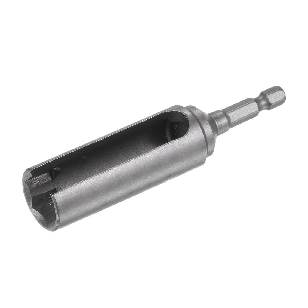 1pc 65/80/100mm Long 10/12/13/14/16/17/19mm Hex Nut Socket Slotted Extension Driver Bit Adapter 1/4" Hex Shank Cr- V