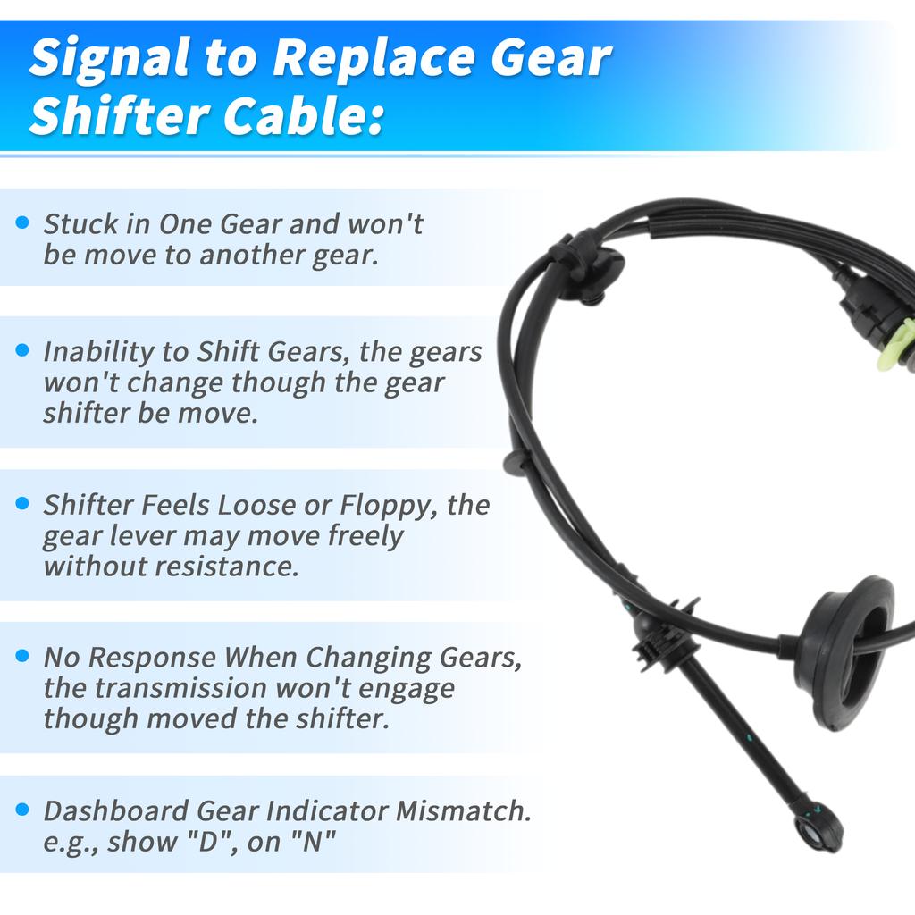 UXCELL No.23256076 Auto Trans Gear Shifter Cable for Chevrolet Traverse for GMC Acadia