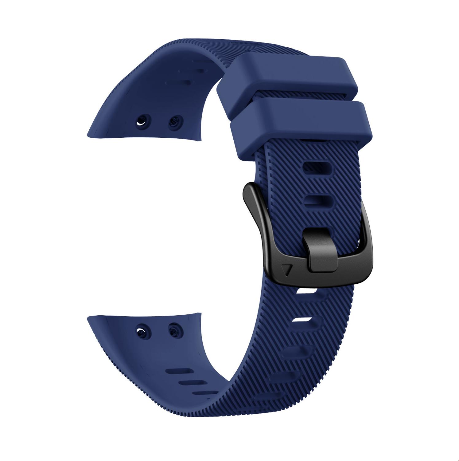 

Запасний ремінець для годинника Garmin Swim 2 / Forerunner 45, м який силіконовий, розумні браслети, ремінець + інструмент Swim 2 midnight синього кольору