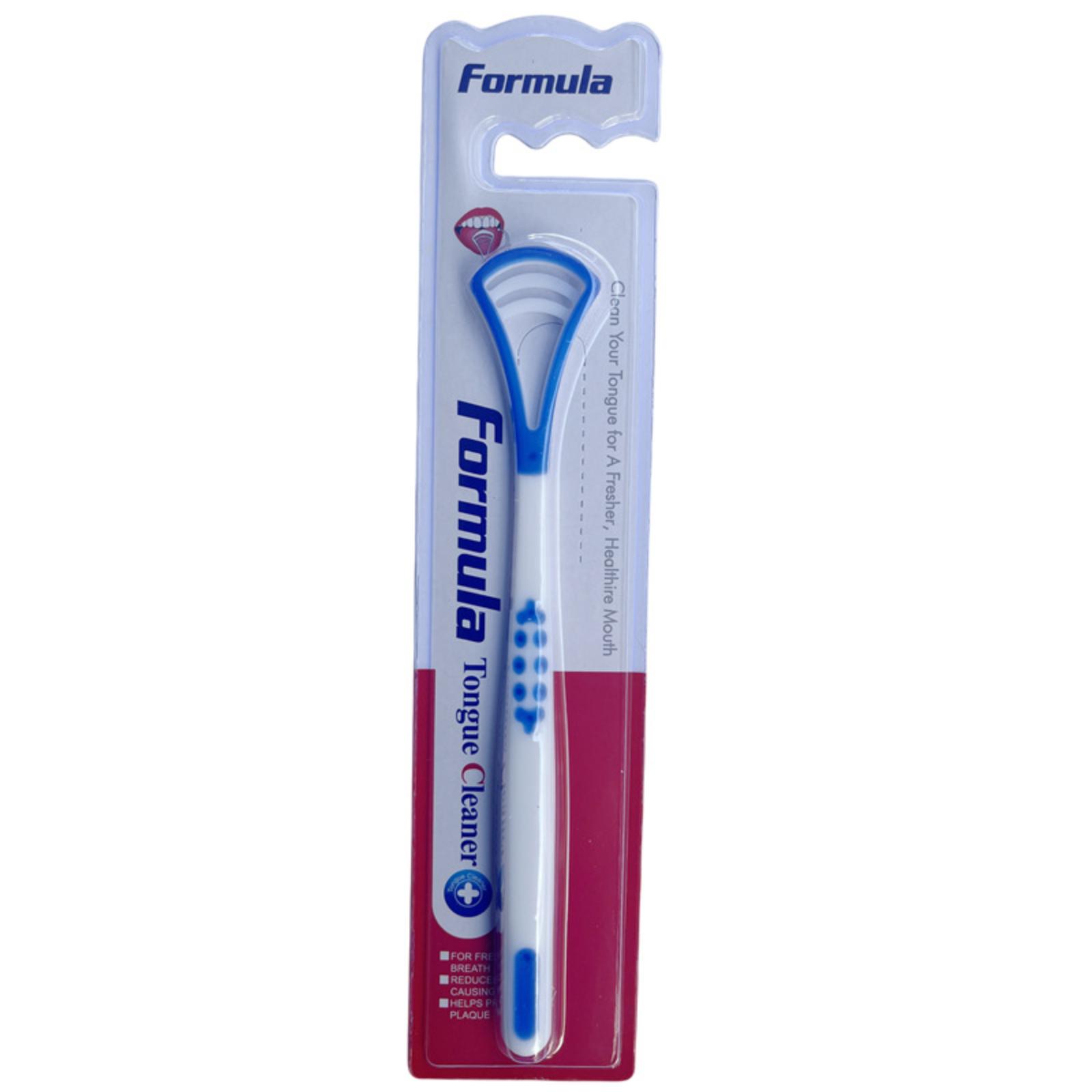 Tongue Scraper, Multi-functional Tongue Scraper, Silicone Tongue Scraper, -effect Tongue Cleaning Brush One Size темно-синий