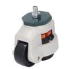 Leveling Stem Caster Adjustable Height M12 Threaded Rod Workbench Rotating Caster with 62mm Wheel