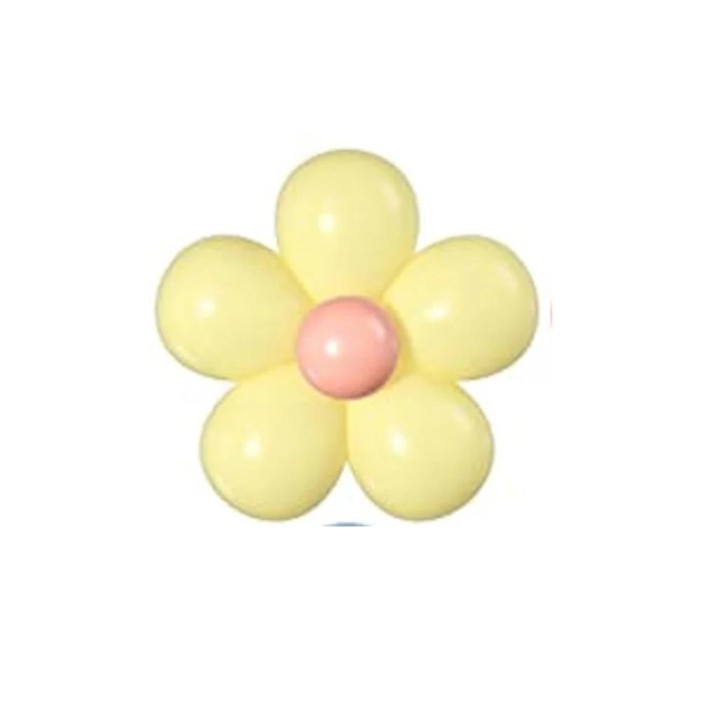 Daisy Flower Balloons Diy Kit Boho Daisy Balloons Flower Party Decorations For Baby Shower Birthday Wedding Groovy Party Supply