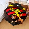 1PC Sport Club Football Crest Printed Umbrella Folding umbrella, automatic umbrella 8-Frame for Travel, camping Fan gifts Christmas Gifts