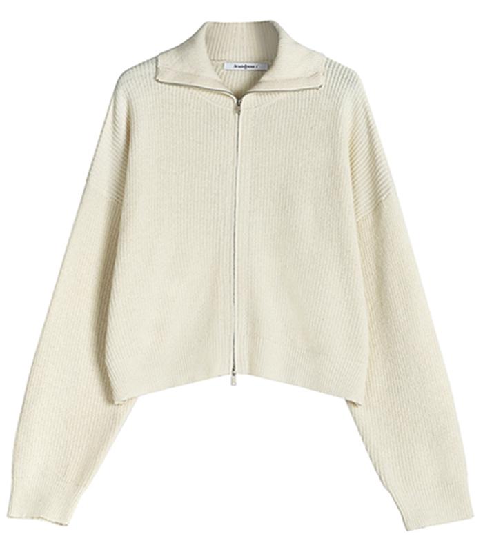 Avandress Two-Way Turtleneck Zip-Up Knit - 7Col