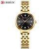 CURREN 9106 Women's Waterproof Quartz Watch with Steel Band