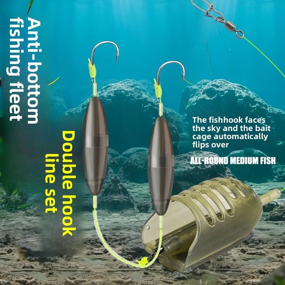 Double Hook Carp Fishing Hook Suspension Carp Rigs Fishing Lure  Fishing Tackle
