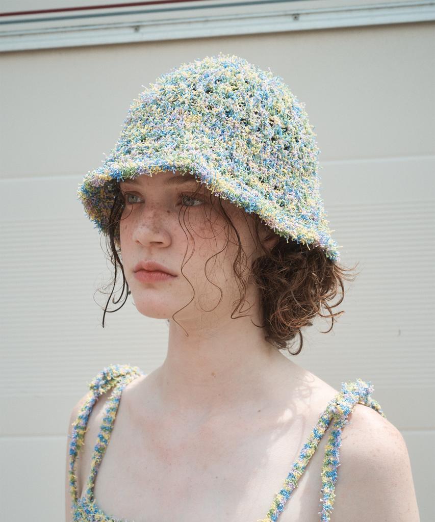FUNFROMFUN Taffy Candy Bucket Hat, Green Marble