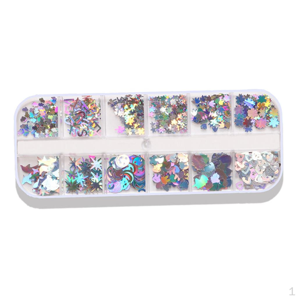 Nail Paillettes Tinsel Flakes Nails Eyes Make