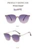 Retro Large Frame Women's Polarized Sunglasses - Tea-Colored, UV & Sun Protection, Perfect for Driving, Slimming Effect