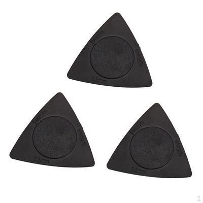 3er Pack Gitarrenplektren Stärke Sortiert für Bass Ersatz Musikinstrument