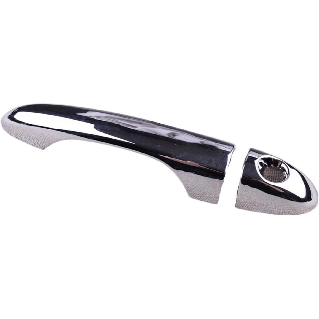 Car Door Handle Cover ABS Exterior Side Door Handle Cover Trim Bezel Cap Chrome Fit for Fiat 500X SUV 2016-2023