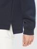 Beams Lights Men's Cardboard Knit Basic Hoodie, Navy, XL