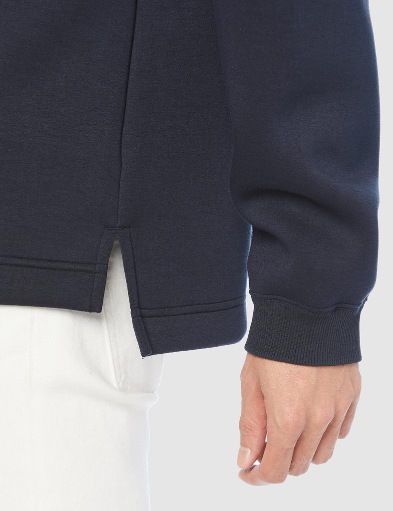Beams Lights Men's Cardboard Knit Basic Hoodie, Navy, XL