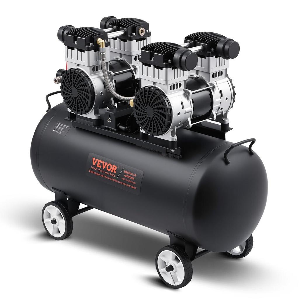 Air Compressor Compact Portable Oil Free Compressor 20 Gallon 90 PSI