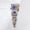 Weimanjingdian Brand Crystal Rhinestones Large Size Brooches For Wedding Bouquets Decorative Jewelry