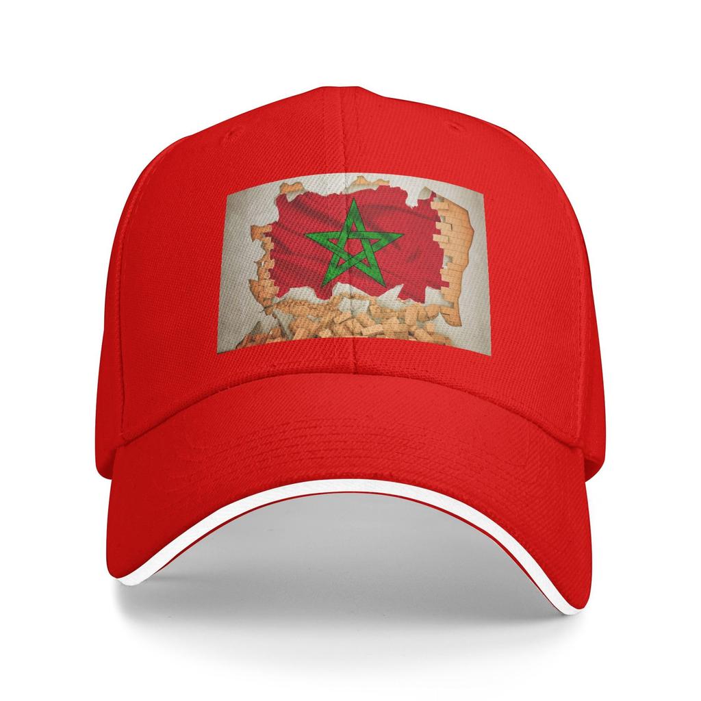 Sandwich Baseball Cap for Men & Women, 3-Layer Contrast Design Adjustable Hat, Lightweight Durable Cap