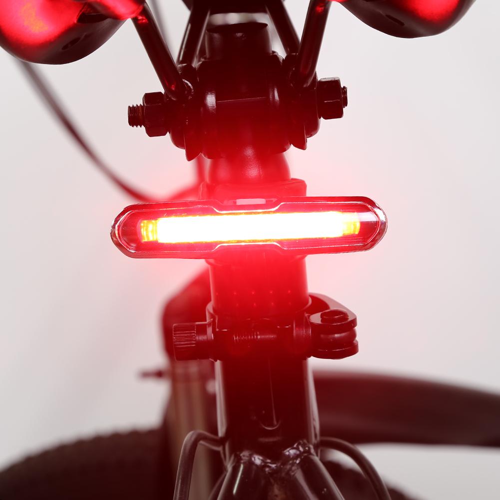 

Bike Light 3W USB Rechargeable Rear Tail Lamp Taillight Rain Waterproof Bright LED Safety Cycling Bicycle Light